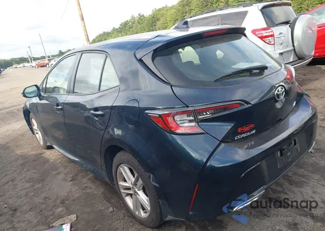 2019 Toyota Corolla Se from USA, damaged, VIN JTNK4RBE8K3041659